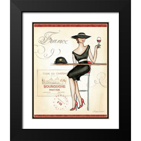 Wine Event III Black Modern Wood Framed Art Print with Double Matting by Laliberte, Andrea