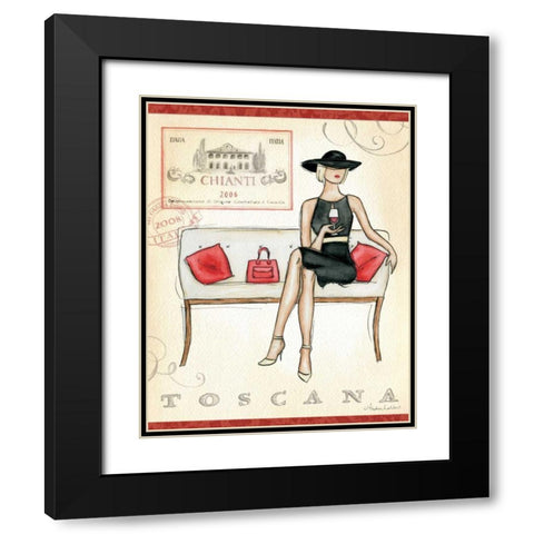 Wine Event IV Black Modern Wood Framed Art Print with Double Matting by Laliberte, Andrea