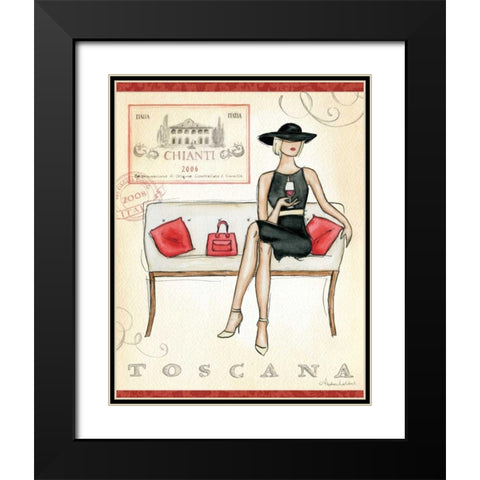 Wine Event IV Black Modern Wood Framed Art Print with Double Matting by Laliberte, Andrea