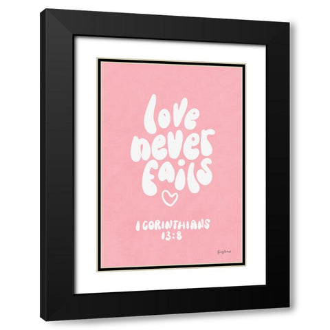 Good Word I Black Modern Wood Framed Art Print with Double Matting by Thorns, Becky