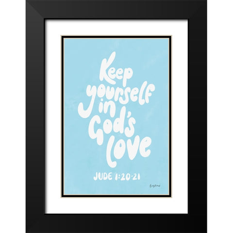 Good Words II Black Modern Wood Framed Art Print with Double Matting by Thorns, Becky