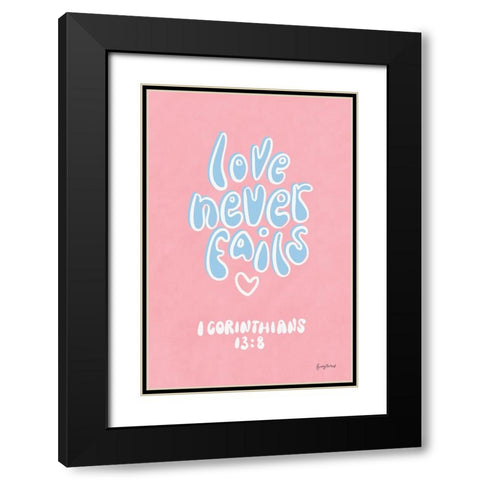 Good Words III Black Modern Wood Framed Art Print with Double Matting by Thorns, Becky