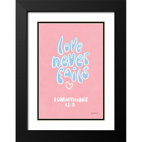 Good Words III Black Modern Wood Framed Art Print with Double Matting by Thorns, Becky