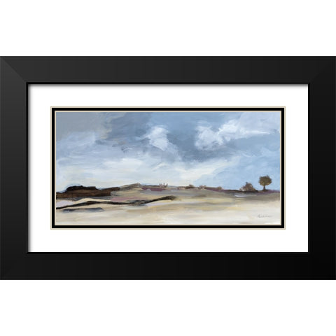 Before the Rain Black Modern Wood Framed Art Print with Double Matting by Munger, Pamela