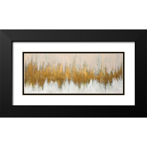 Glimmer I Black Modern Wood Framed Art Print with Double Matting by Purinton, Julia