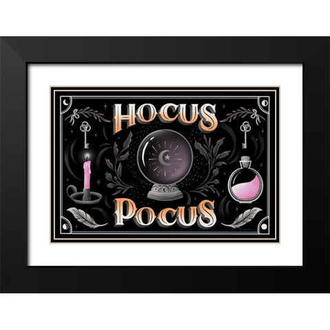 Hocus Pocus I Black Modern Wood Framed Art Print with Double Matting by Graham, Gia