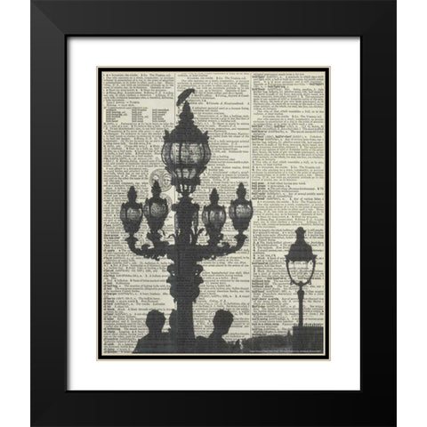 Architectural Paris III - Crop Black Modern Wood Framed Art Print with Double Matting by Olivier, Marc