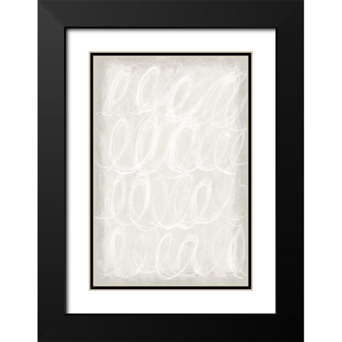 Calming Thoughts II Black Modern Wood Framed Art Print with Double Matting by Urban, Mary