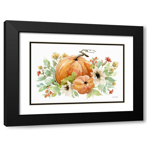 Autumn Breeze I Black Modern Wood Framed Art Print with Double Matting by Trimbach, Leslie