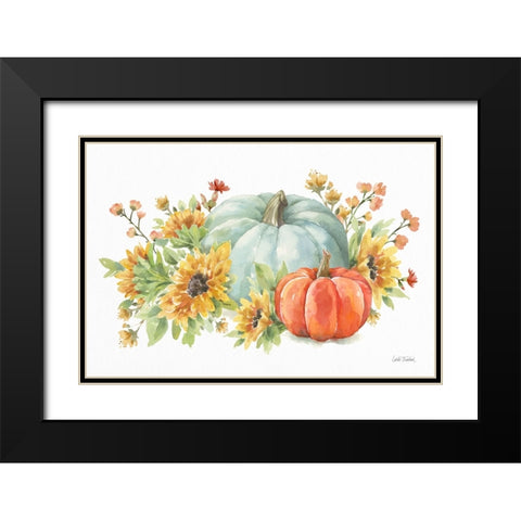 Autumn Breeze II Black Modern Wood Framed Art Print with Double Matting by Trimbach, Leslie