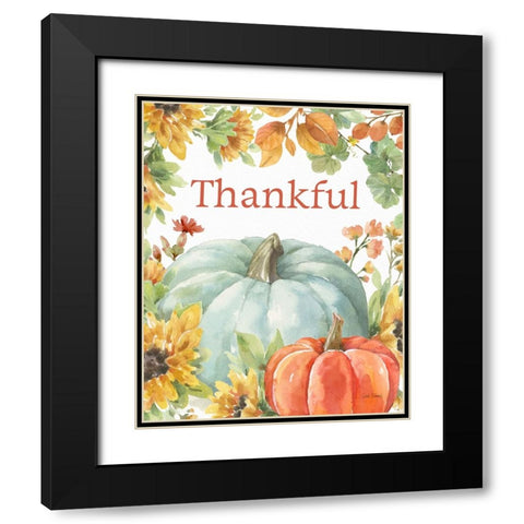 Autumn Breeze VIII Black Modern Wood Framed Art Print with Double Matting by Trimbach, Leslie