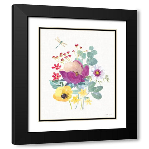 Springtime Bloom II Black Modern Wood Framed Art Print with Double Matting by Grove, Beth