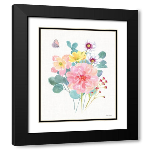 Springtime Bloom IV Black Modern Wood Framed Art Print with Double Matting by Grove, Beth