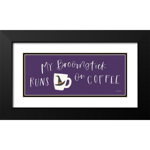 Spooky Season VI Black Modern Wood Framed Art Print with Double Matting by Jackson, Jenaya