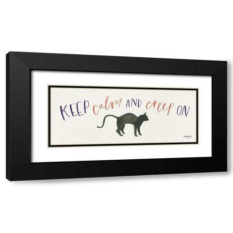 Spooky Season VIII Black Modern Wood Framed Art Print with Double Matting by Jackson, Jenaya