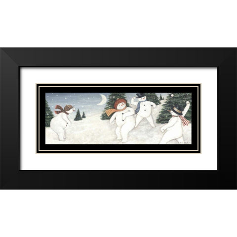 Dashing IV Black Modern Wood Framed Art Print with Double Matting by Brown, David Carter