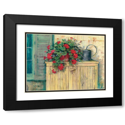 Gardeners Still Life Black Modern Wood Framed Art Print with Double Matting by Rowan, Carol