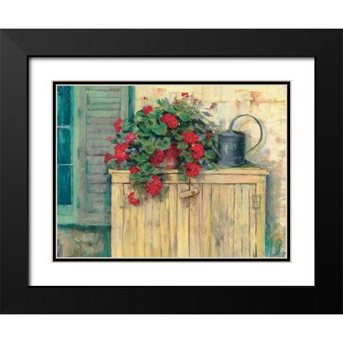 Gardeners Still Life Black Modern Wood Framed Art Print with Double Matting by Rowan, Carol