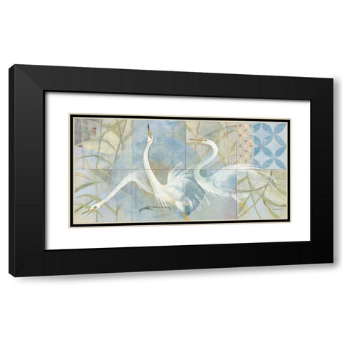 Meadowlands Black Modern Wood Framed Art Print with Double Matting by Lovell, Kathrine