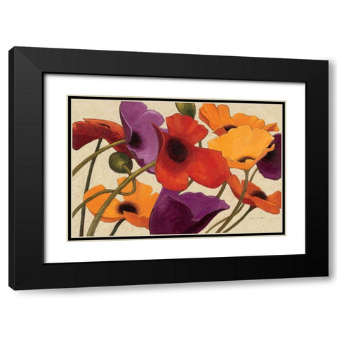 Up Three Black Modern Wood Framed Art Print with Double Matting by Novak, Shirley