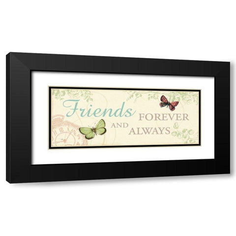 Time Flies IV Black Modern Wood Framed Art Print with Double Matting by Pela Studio