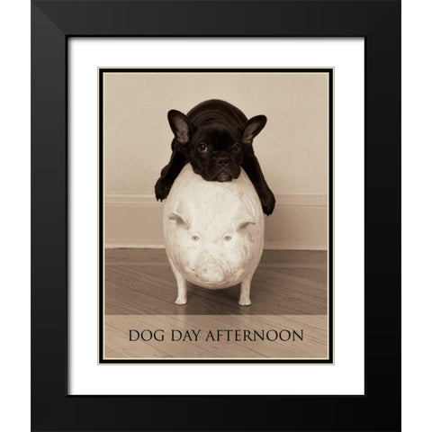 Dog Day Afternoon Black Modern Wood Framed Art Print with Double Matting by Dratfield, Jim
