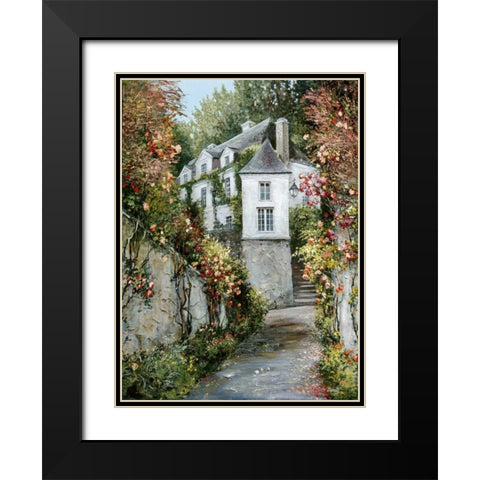 Regency HouseLucerne Black Modern Wood Framed Art Print with Double Matting by Duvall, Roger