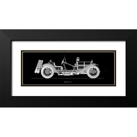 Mercer 1913 Black Modern Wood Framed Art Print with Double Matting by Fantini, Antonio