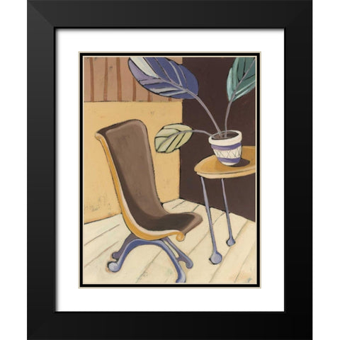 Divine Design I Black Modern Wood Framed Art Print with Double Matting by Paschal, Irene