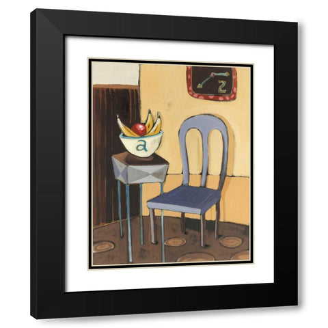 Divine Design II Black Modern Wood Framed Art Print with Double Matting by Paschal, Irene