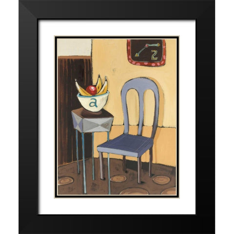 Divine Design II Black Modern Wood Framed Art Print with Double Matting by Paschal, Irene