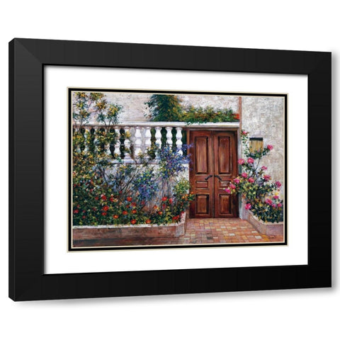 Casa Blanca Black Modern Wood Framed Art Print with Double Matting by Duvall, Roger