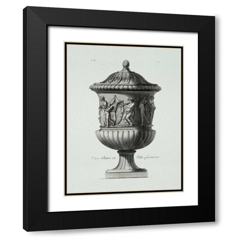 Elements of Style I Black Modern Wood Framed Art Print with Double Matting by Chilton, Sarah E