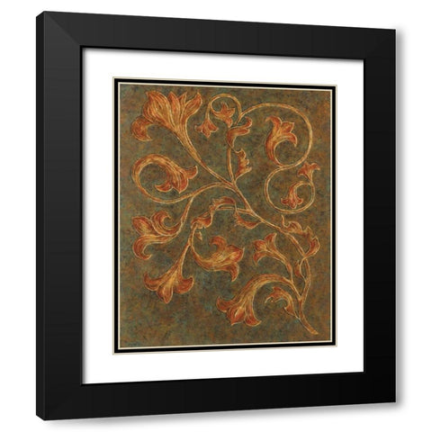 Go for Baroque I Black Modern Wood Framed Art Print with Double Matting by Shelby, Judy
