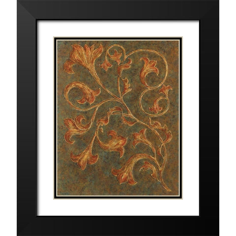 Go for Baroque I Black Modern Wood Framed Art Print with Double Matting by Shelby, Judy