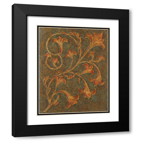 Go for Baroque II Black Modern Wood Framed Art Print with Double Matting by Shelby, Judy