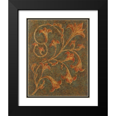 Go for Baroque II Black Modern Wood Framed Art Print with Double Matting by Shelby, Judy