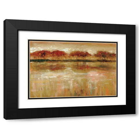 Paxton Cove Black Modern Wood Framed Art Print with Double Matting by Roth, Jack