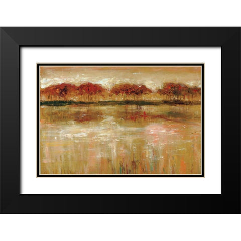 Paxton Cove Black Modern Wood Framed Art Print with Double Matting by Roth, Jack