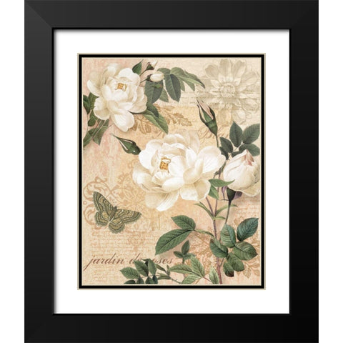 Gardeners Gift I Black Modern Wood Framed Art Print with Double Matting by Han, Ching