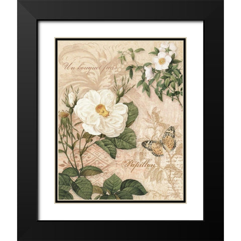 Gardeners Gift II Black Modern Wood Framed Art Print with Double Matting by Han, Ching