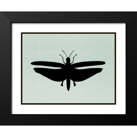 Wind Songs III Black Modern Wood Framed Art Print with Double Matting by Ziffer, Josef