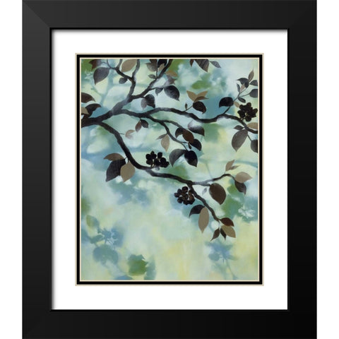 Evening Shadows I Black Modern Wood Framed Art Print with Double Matting by Paschal, Irene