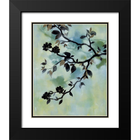 Evening Shadows II Black Modern Wood Framed Art Print with Double Matting by Paschal, Irene