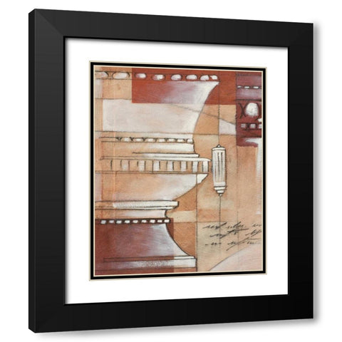 Palatine Drawings I Black Modern Wood Framed Art Print with Double Matting by Chilton, Sarah E