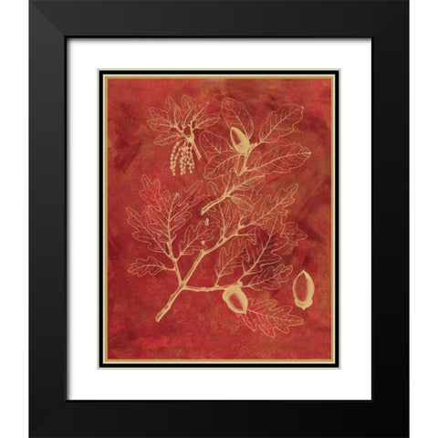 Golden Oak II Black Modern Wood Framed Art Print with Double Matting by Chilton, Sarah E