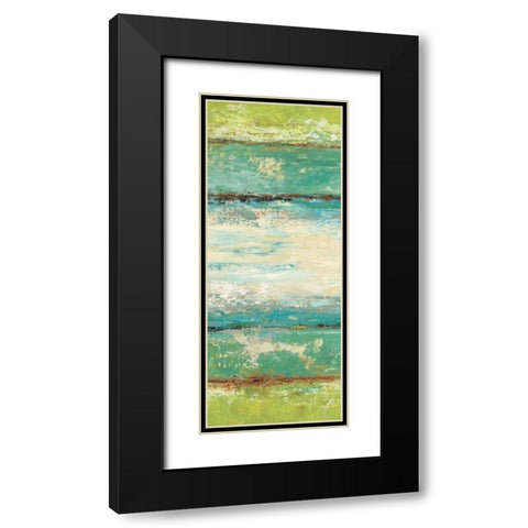 Earth, Water, Sky I Black Modern Wood Framed Art Print with Double Matting by King, Michael
