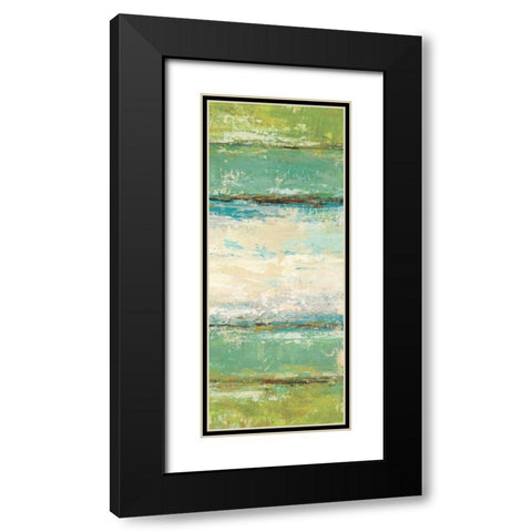 Earth, Water, Sky I Black Modern Wood Framed Art Print with Double Matting by King, Michael