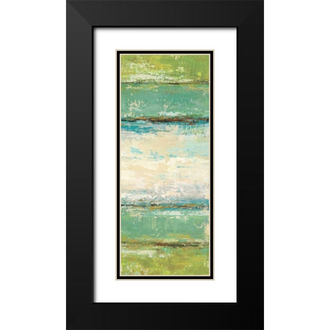 Earth, Water, Sky I Black Modern Wood Framed Art Print with Double Matting by King, Michael