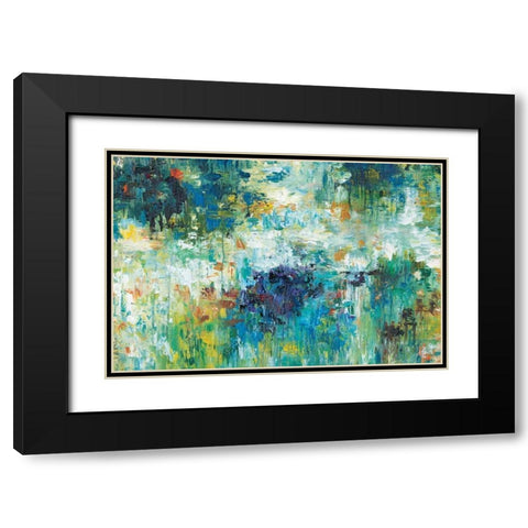 Falling Waters Black Modern Wood Framed Art Print with Double Matting by Roth, Jack
